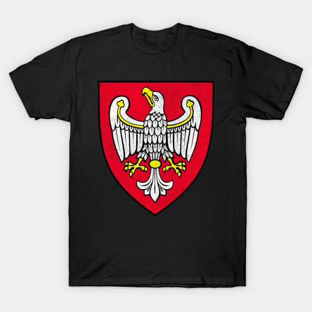 Województwo Wielkopolskie / Polish Coat of Arms Design T-Shirt by DankFutura